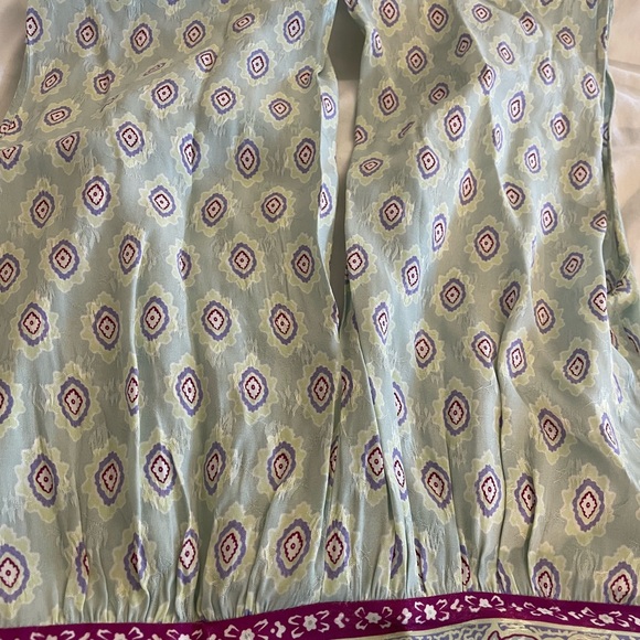 SANDRO Paris jacquard print ruffle midi dress - Picture 3 of 8